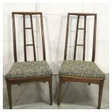 Pair of mid century modern chairs
