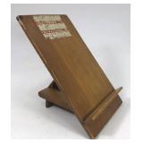 Vintage wood book holder
