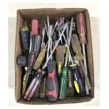 Flat screwdriver lot 108