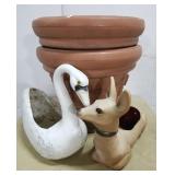 Plastic garden planters