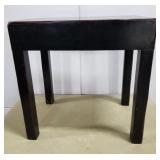 Wood end table