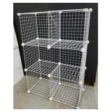 Wire cube storage unit