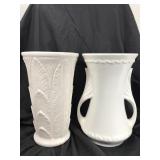 Two vintage vases