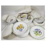 Floral print china lot