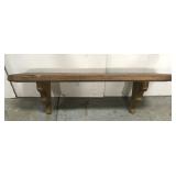 Wooden wall shelf
