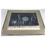 Pencil signed art print