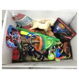 Box of kids toys