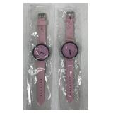 Pair of new pink watches