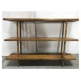 Three tiered wall shelf