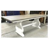 Large Hancock Park trestle dining table