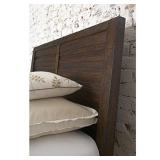 Ruff hewn queen headboard