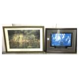 Pair of framed inspirational wall art