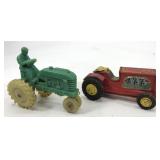 Toy tractor lot