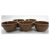 Over and Back Yellow ware bowl lot