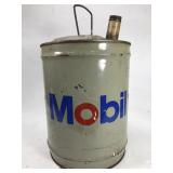Vintage mobile metal gas canister