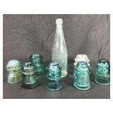 Railroad insulators & Grand Rapids brew co bottle