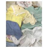 Vintage baby clothes lot