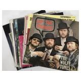 Folk music vinyl record lot