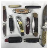 Vintage pocket knife collection