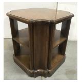 Vintage three tier end table