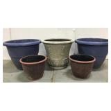 Garden pot lot