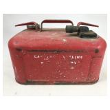 Vintage metal outboard gas tank