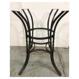 Tall metal table base