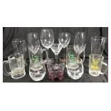 Cocktail glass lot