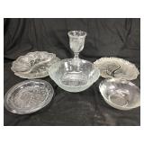 Cut glass dish collection