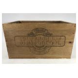Coors Winterfest wood crate
