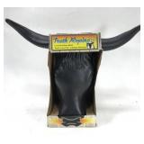 New roping practice steer head