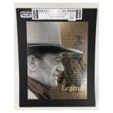 John Wayne Lithographed steel metal sign