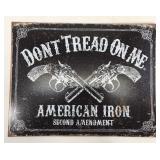 Don’t Tread On Me metal sign