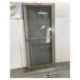 Screen door with accessories