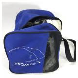 Bowling bag, ball & shoes