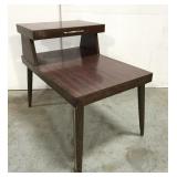 Mid century two-tier side table