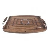 Wood sushi or fondue tray