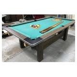 Pool table with accessories