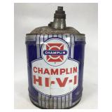 Champlin vintage oil canister