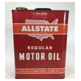 Allstate motor oil can