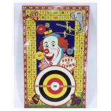 Vintage poky the clown metal sign
