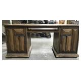 Vintage pedestal desk