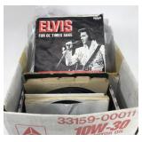 Box of 45 records