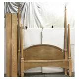 High post queen bed