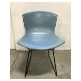Rare Knoll MCM fiberglass shell chair dated 1963