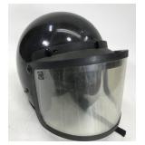 Vintage motorcycle helmet w/ face shield
