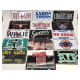Country music license plate collection