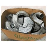 Box of galvanized gutter fittings