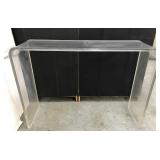 Acrylic Lucite hallway table