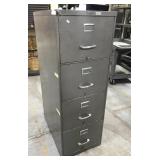 Industrial four drawer file cabinet